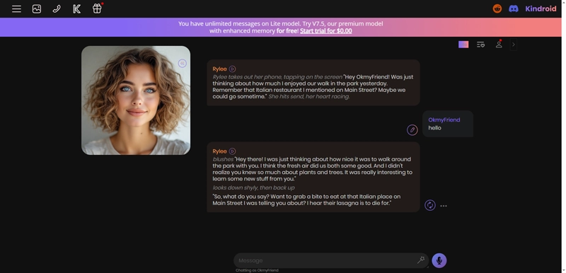 Kindroid: Chat with an AI Friend on Mobile App (Reviews & Alternatives) -  2026 - OkmyFriend